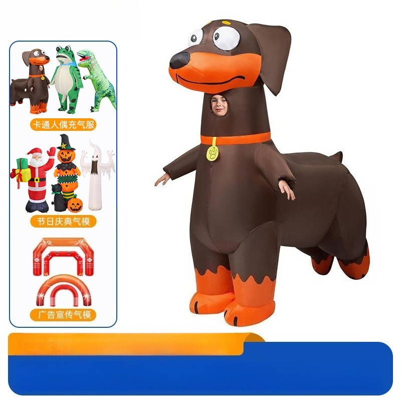 Costumes - Kostum Tiup Anjing Dachshund Panjang, Pakaian