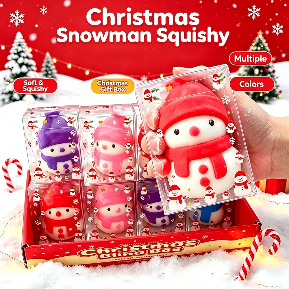 Novelty Gifts - Bola Pereda Stres Bentuk Manusia Salju