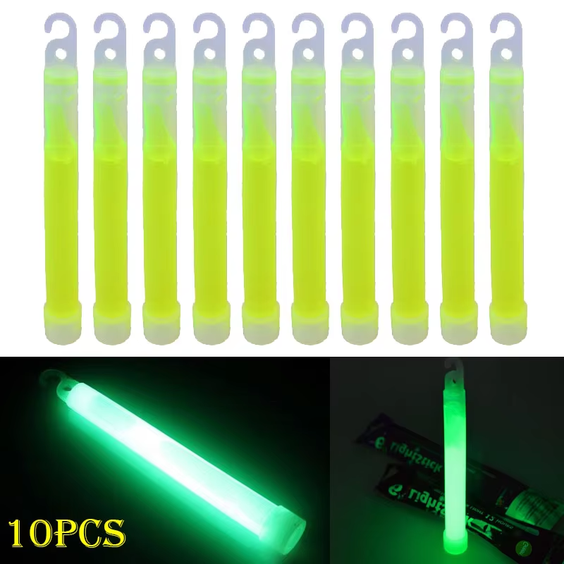Glow In The Dark Party Glasses - 1-20 buah Tongkat Cahaya dengan Gantungan