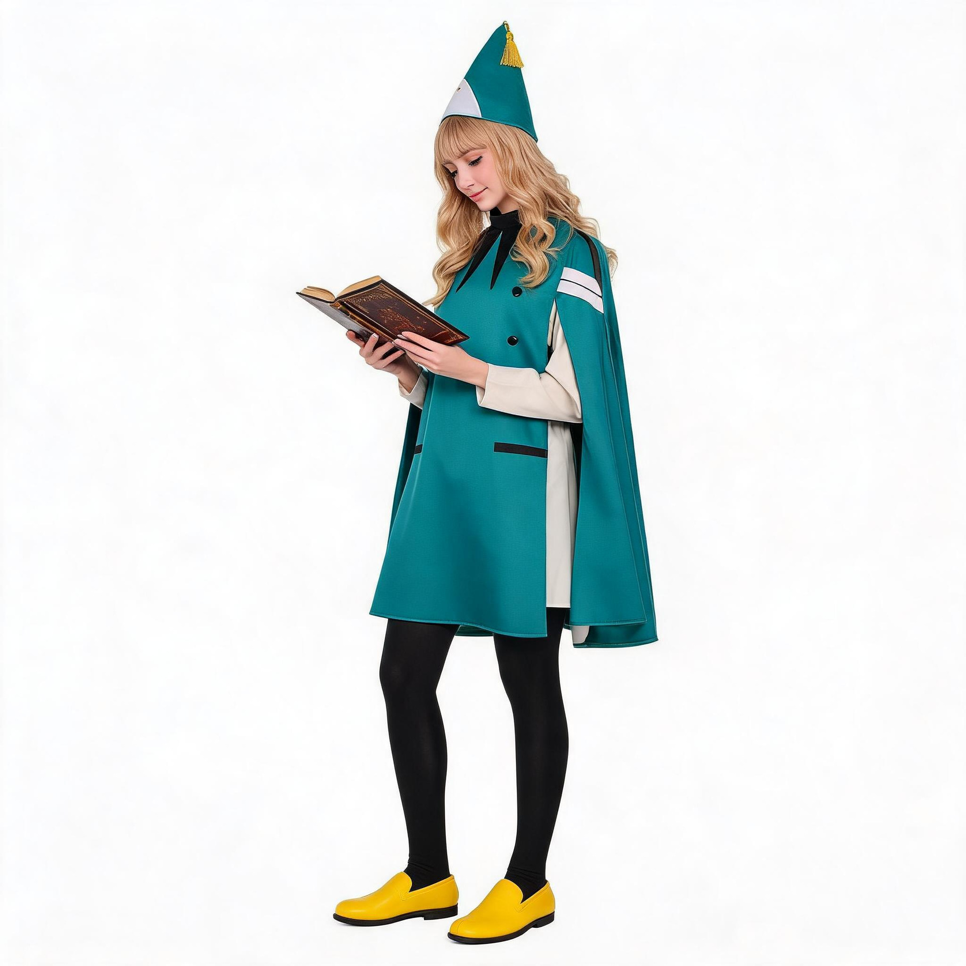 Kostum Cosplay Anime Witch Hat - Magic Tricks ulasan dan harga